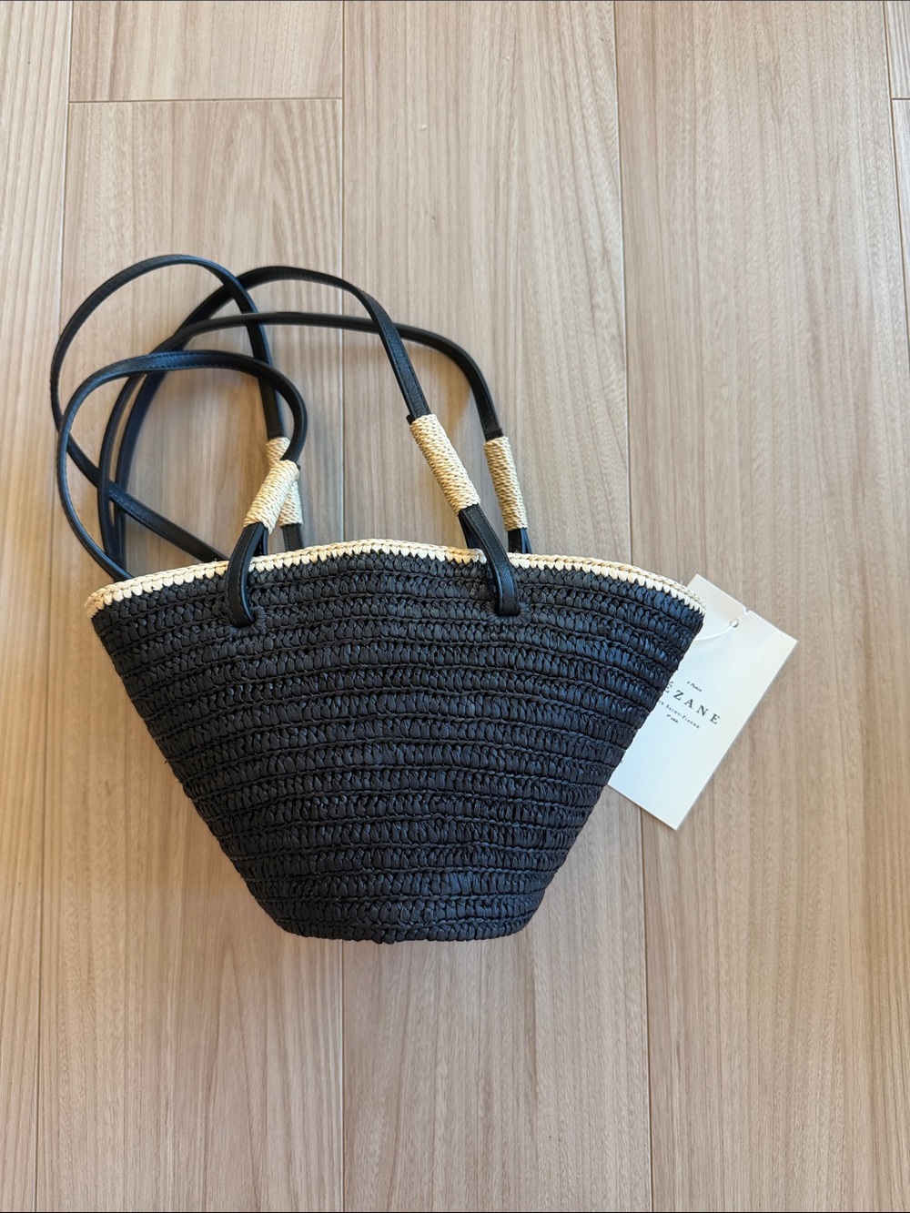 Sezane Maia mini basket bag